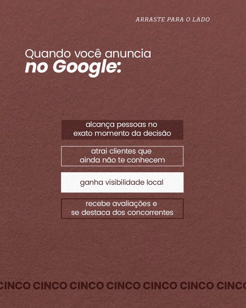 Instagram post from cincosolucoesdigitais. This post is in position 3.